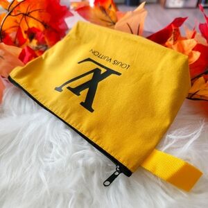 1 Left! Yellow Cosmetic Pouch